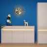 Шкаф с освещением Forte OAK SQUERE OSQS821B песочный