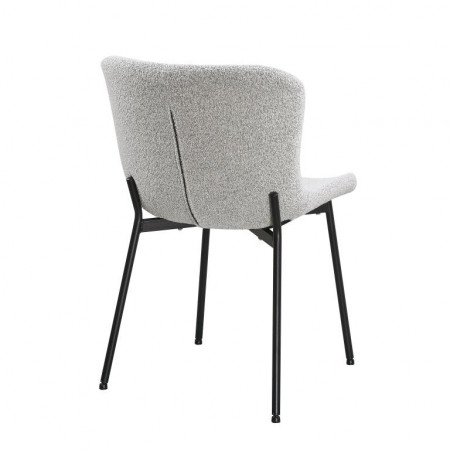 Стул Avn- FIX Light Grey Boucle светло-серый
