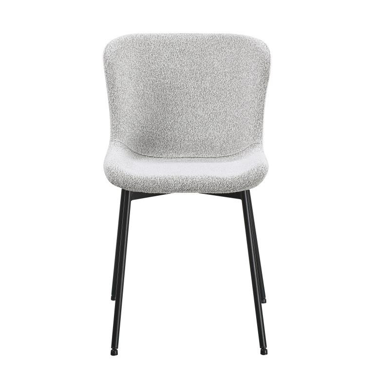Стул Avn- FIX Light Grey Boucle светло-серый