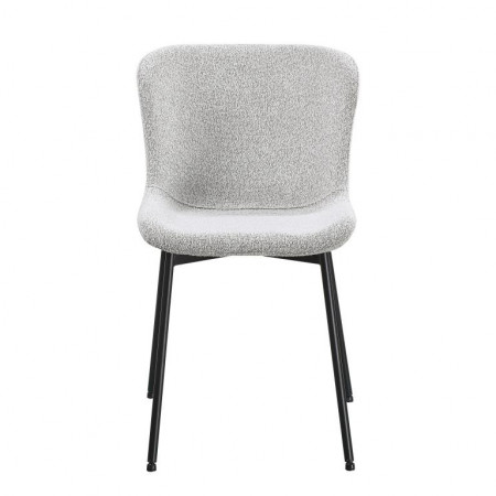 Стул Avn- FIX Light Grey Boucle светло-серый