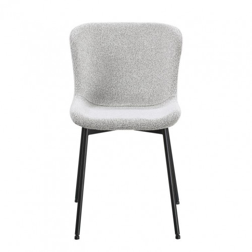 Стул Avn- FIX Light Grey Boucle светло-серый