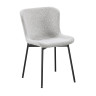 Стул Avn- FIX Light Grey Boucle светло-серый