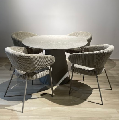 Стол круглый Art-Deco EXI- LEO CAPUCCINO 120х12х75 см