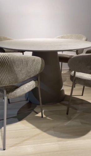 Стол круглый Art-Deco EXI- LEO CAPUCCINO 120х12х75 см