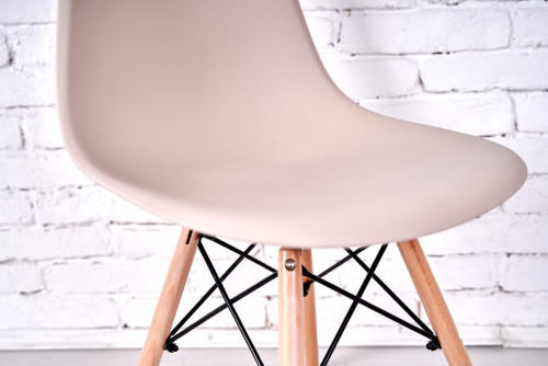 Кухонный комплект Ont- Винцензо 120 бежевый прямоугольный стол + 4 Стула Classic (Осако)