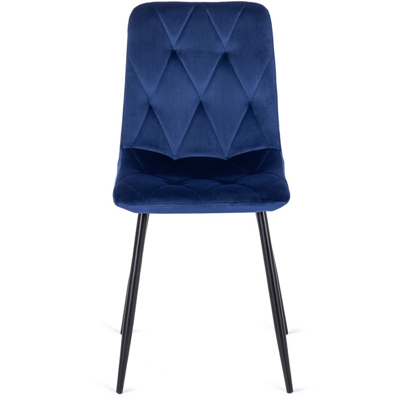 Стул обеденный MEBEL ELITE Piado велюр темно-синий 