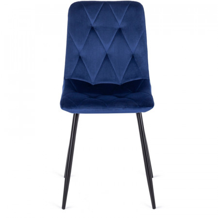 Стул обеденный MEBEL ELITE Piado велюр темно-синий 