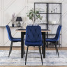 Стул обеденный MEBEL ELITE Piado велюр темно-синий 