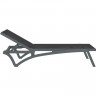 Шезлонг из полипропилена Siesta Pacific (серый/черный)