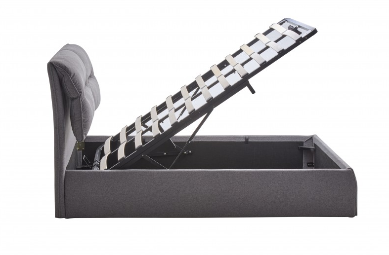 Кровать с подъемным механизмом BIO- Сандра (серый)    