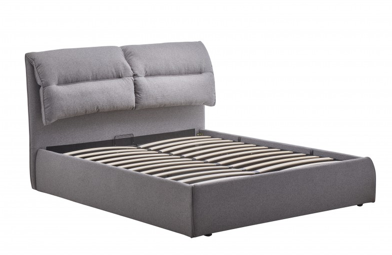 Кровать с подъемным механизмом BIO- Сандра (серый)    