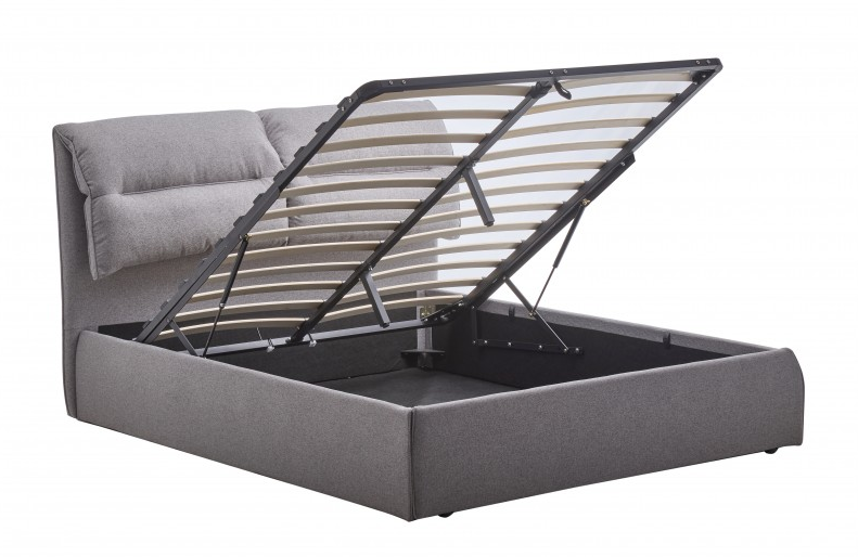 Кровать с подъемным механизмом BIO- Сандра (серый)    