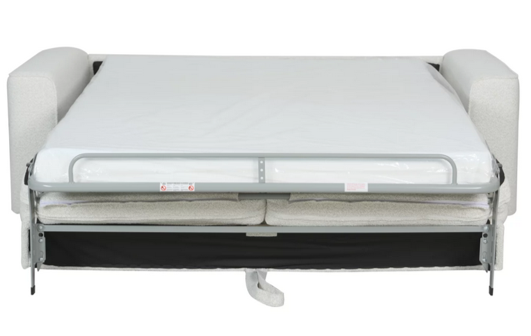 Диван-кровать с эффектом памяти CRV- Cosmo Swan feather 3-местный раскладной,белый