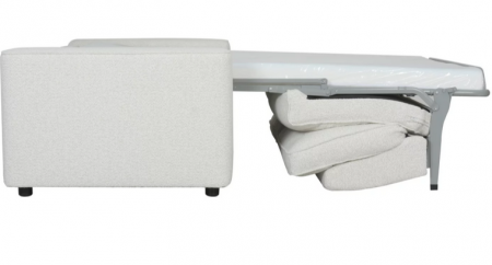 Диван-кровать с эффектом памяти CRV- Cosmo Swan feather 3-местный раскладной,белый