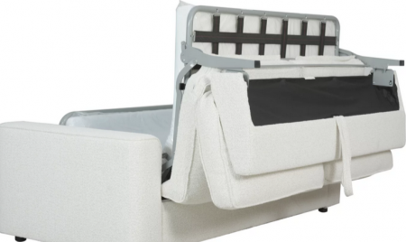 Диван-кровать с эффектом памяти CRV- Cosmo Swan feather 3-местный раскладной,белый