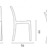Стул из полипропилена GRANDSOLEIL CA- CHAIR BOHEME