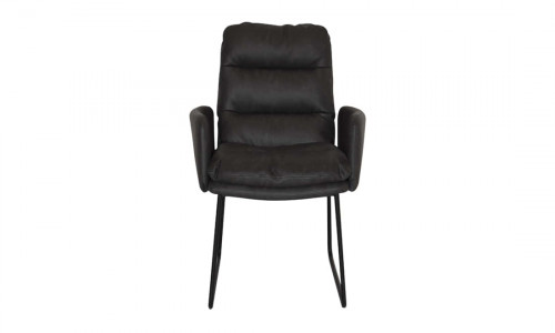 Стул обеденный с подлокотниками TOP- Chairs Гордон (черный)