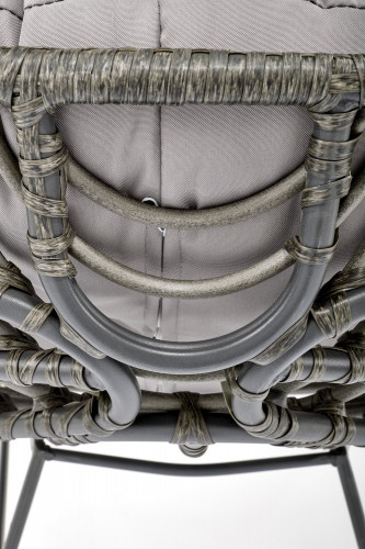 Кресло HALMAR PINO темно-серый/светло-серый