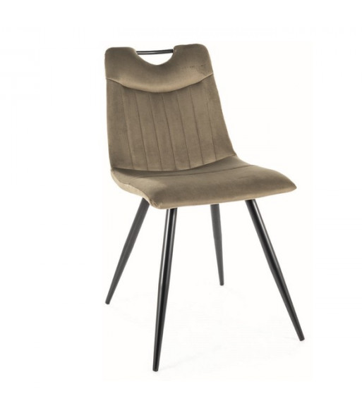 Стул SIGNAL ORFE черный/оливковый