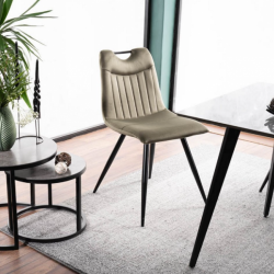 Стул SIGNAL ORFE черный/оливковый