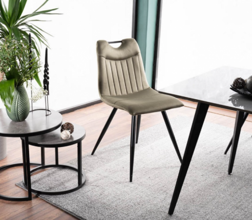 Стул SIGNAL ORFE черный/оливковый