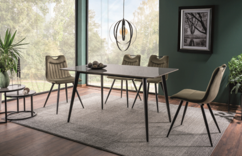 Стул SIGNAL ORFE черный/оливковый