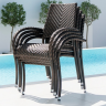 Кресло из техноротанга Alexander Rose TEA- OCEAN FIJI STACKING ARMCHAIR 