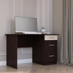 Стол письменный EVR- Школьник-4 венге + дуб молочный