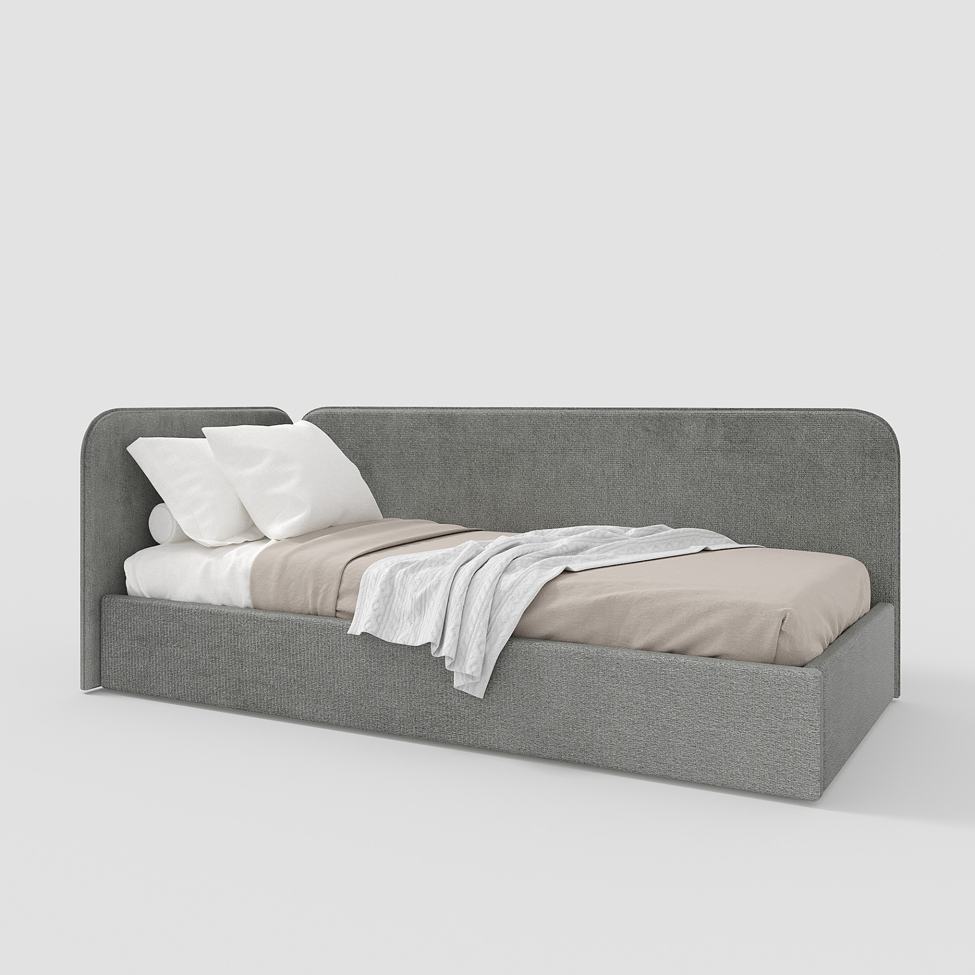 Детская кровать угловая правая/левая KOD- КР-ДЕТ-М прав,лев