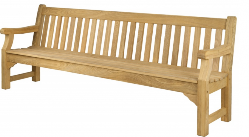 Лавка из дерева Alexander Rose TEA-ROBLE PARK BENCH 2.4M