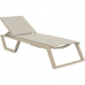 Шезлонг из полипропилена Siesta Rio (бежевый/бежевый) 