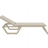 Шезлонг из полипропилена Siesta Rio (бежевый/бежевый) 