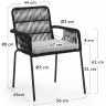 Кресло Kave Home SAMT CC0717S01 (черный)