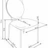 Стул обеденный мягкий PL- Halmar K-363 