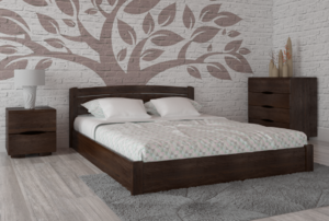 Кровать деревянная с подъемным механизмом PKR- София Люкс