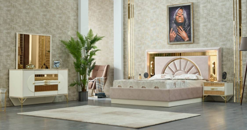 Спальный комплект Art-Deco EXI- Ташкент с кроватью 180*200 без шкафа