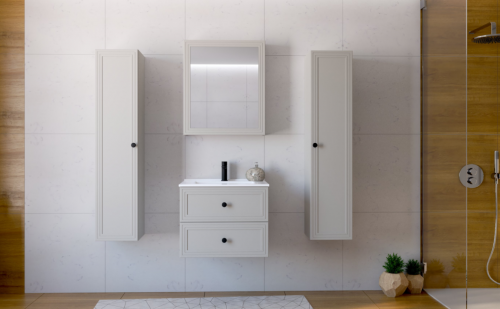 Зеркальный шкафчик PL- Halmar TORETO 70X60/1D Кашемир 