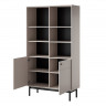 Стеллаж Perfect Home Japandi R104 2-дверный Кашемир