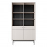 Стеллаж Perfect Home Japandi R104 2-дверный Кашемир