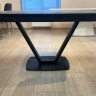 Стол обеденный Avn- NIKA 125-165x80 Irony Mat (темно-серый)