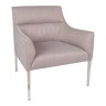 Лаунж - кресло модерн NL- MERIDA текстиль (мокко)