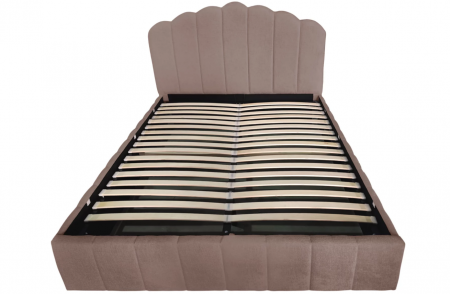 Кровать с подьемным механизмом CRV- Amour Ashen rose velvet 180*200   