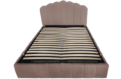 Кровать с подьемным механизмом CRV- Amour Ashen rose velvet 180*200   