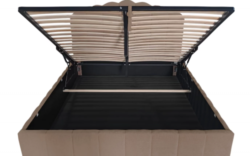 Кровать с подьемным механизмом CRV- Amour Ashen rose velvet 180*200   