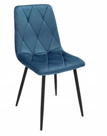 Стул обеденный MEBEL ELITE Piado велюр синий