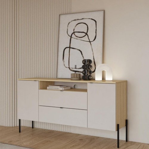 Комплект в гостиную Helvetia ORE (дуб Линдберга/кашемир)