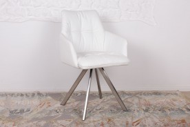 Кресло поворотное NL- LEON белый