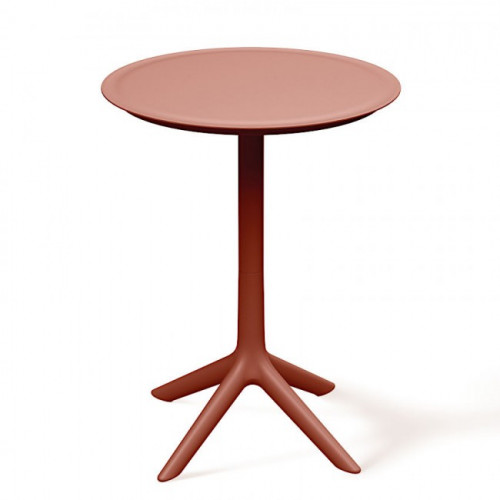 Стол для бистро уличный VLL- FERNE Rimo (коричневый, белый, кирпичный)