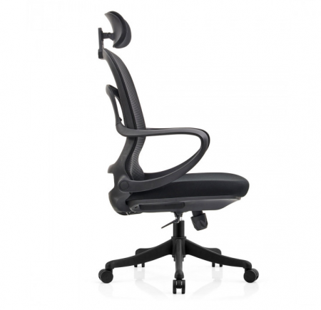 Компьютерное кресло поворотное INI- COLE в черном цвете   