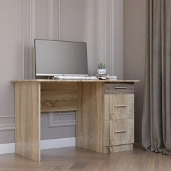 Стол письменный EVR- Школьник-4 дуб Сонома + трюфель